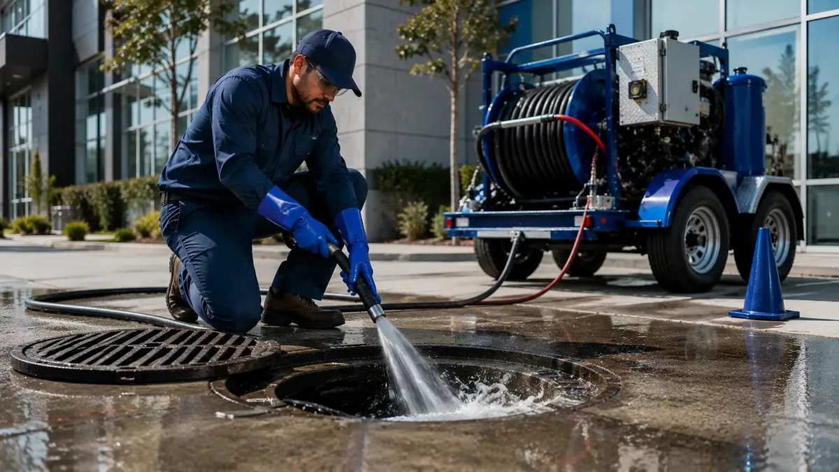 Commercial Hydro Jet Drain Cleaning in Novato