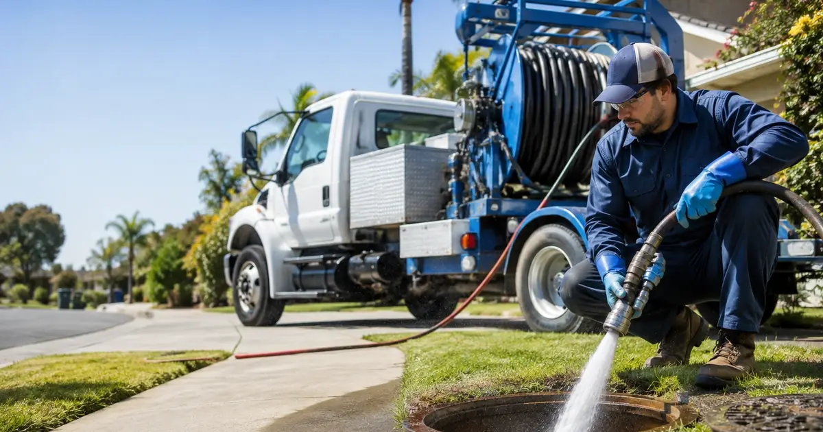 Hydro jet sewer cleaning Novato