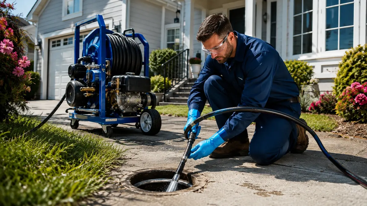 Residential Hydro Jet Drain Cleaning in Novato
